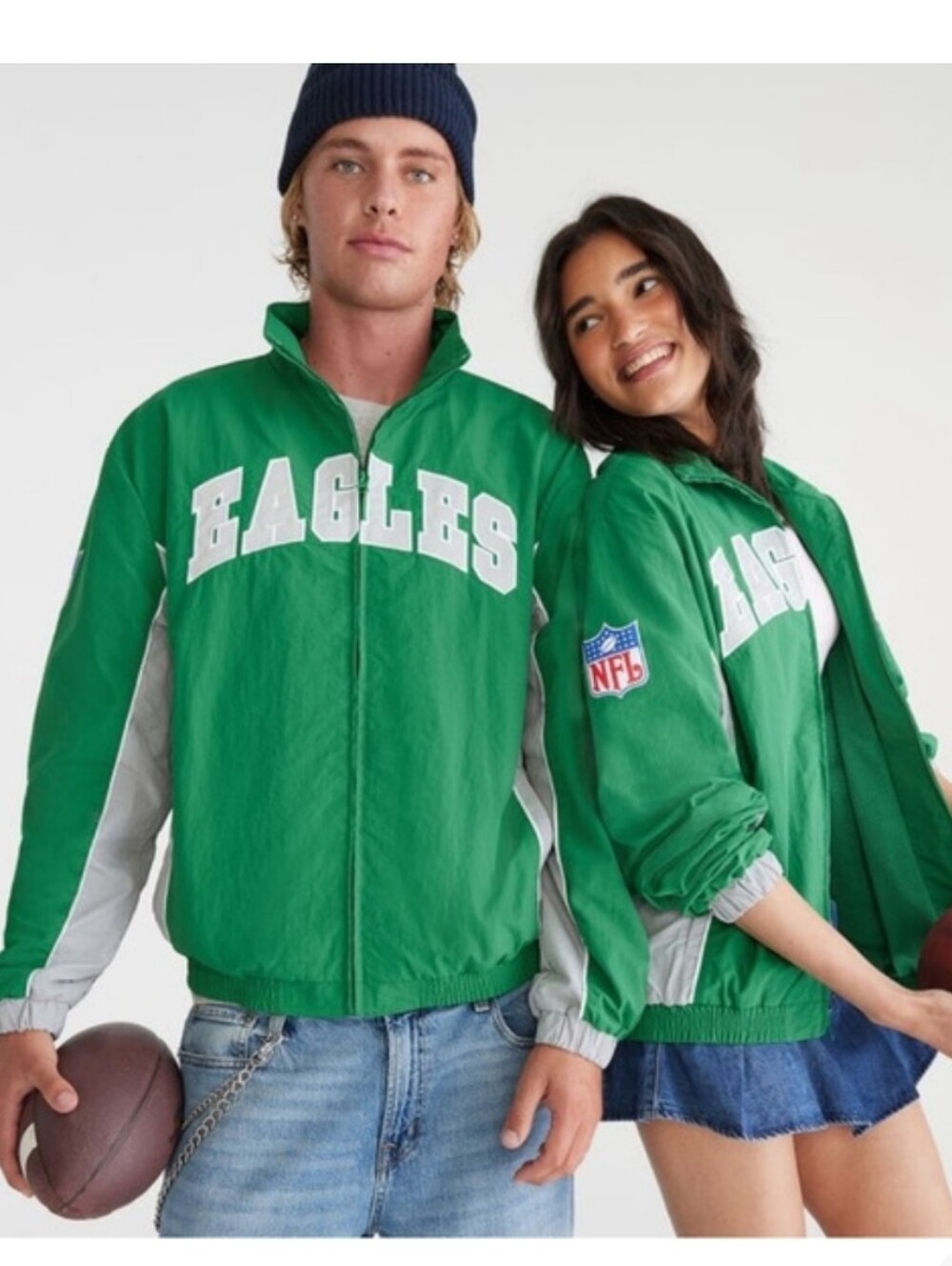 NWOT - NFL Philadelphia Eagles Track Jacket Windbreaker Sz. M